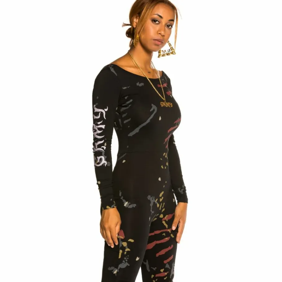 Grimey "Jazz Thing" Jumpsuit - Black - Fall 21 Flash Sale