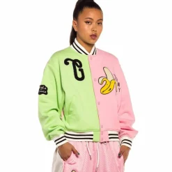 Grimey "Jungle Punch " Button Sweatshirt - Pink - Spring 22 Cheap