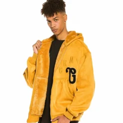 Grimey Jungle Punch Suede Hood Bomber Jackect - Brown - Spring 22 Store