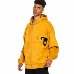 Grimey Jungle Punch Suede Hood Bomber Jackect - Brown - Spring 22 Store