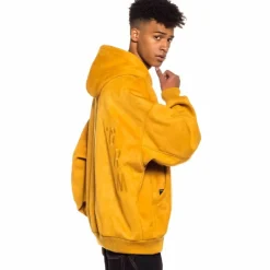 Grimey Jungle Punch Suede Hood Bomber Jackect - Brown - Spring 22 Store