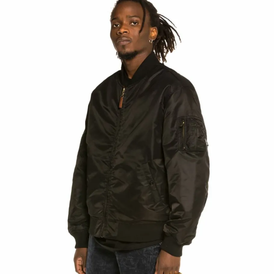 Grimey "Liveution" Reversible Bomber Jacket Black - Spring 21 Best
