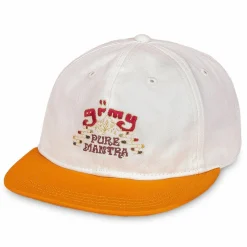 Grimey "Lust Mantra" Curved Visor Cap - White - Fall 22 New