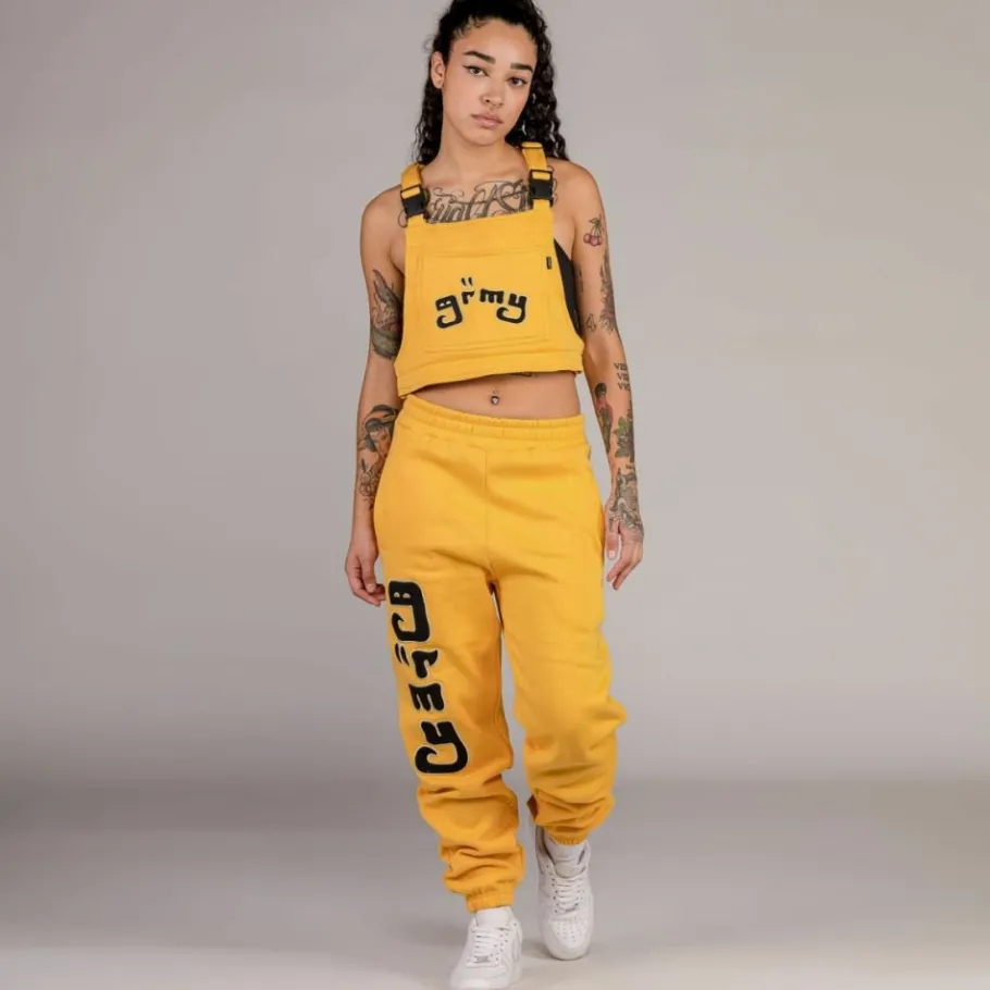 Grimey "Lust Mantra" Overall Top - Yellow - Fall 22 Clearance