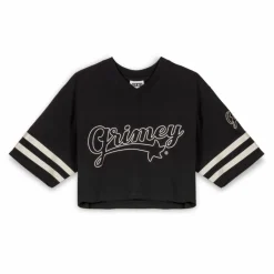 Grimey Madrid Girl Crop Football Jersey - Black - Fw23 Sale