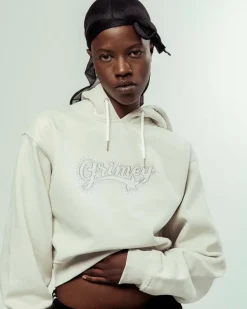 Grimey Madrid Heavyweight The Connoisseur Girl Crop Hoodie - Bicolor - Fw23 Best