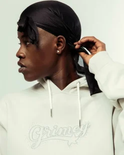Grimey Madrid Heavyweight The Connoisseur Girl Crop Hoodie - Bicolor - Fw23 Best