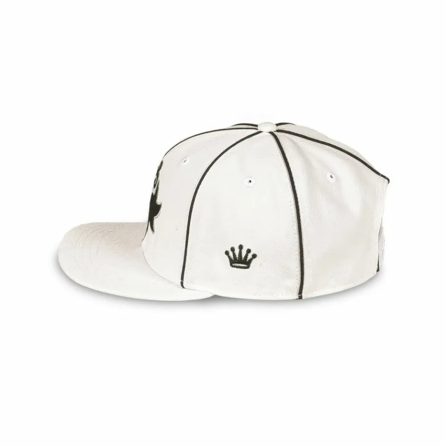 Grimey Madrid Snapback Cap - White - Fw23 Clearance