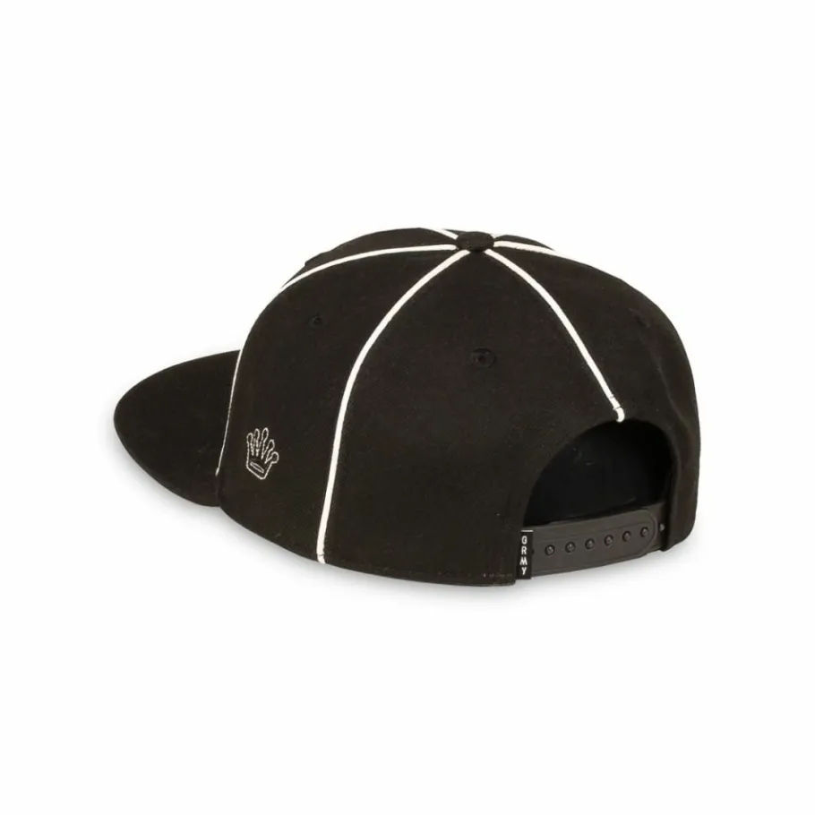 Grimey Madrid Snapback Cap - Black - Fw23 Store