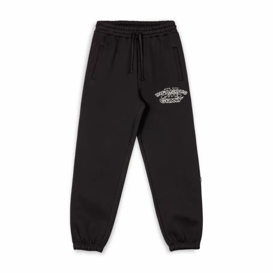 Grimey Madrid The Connoisseur Heavyweight Sweatpants Black - Fw23 Cheap
