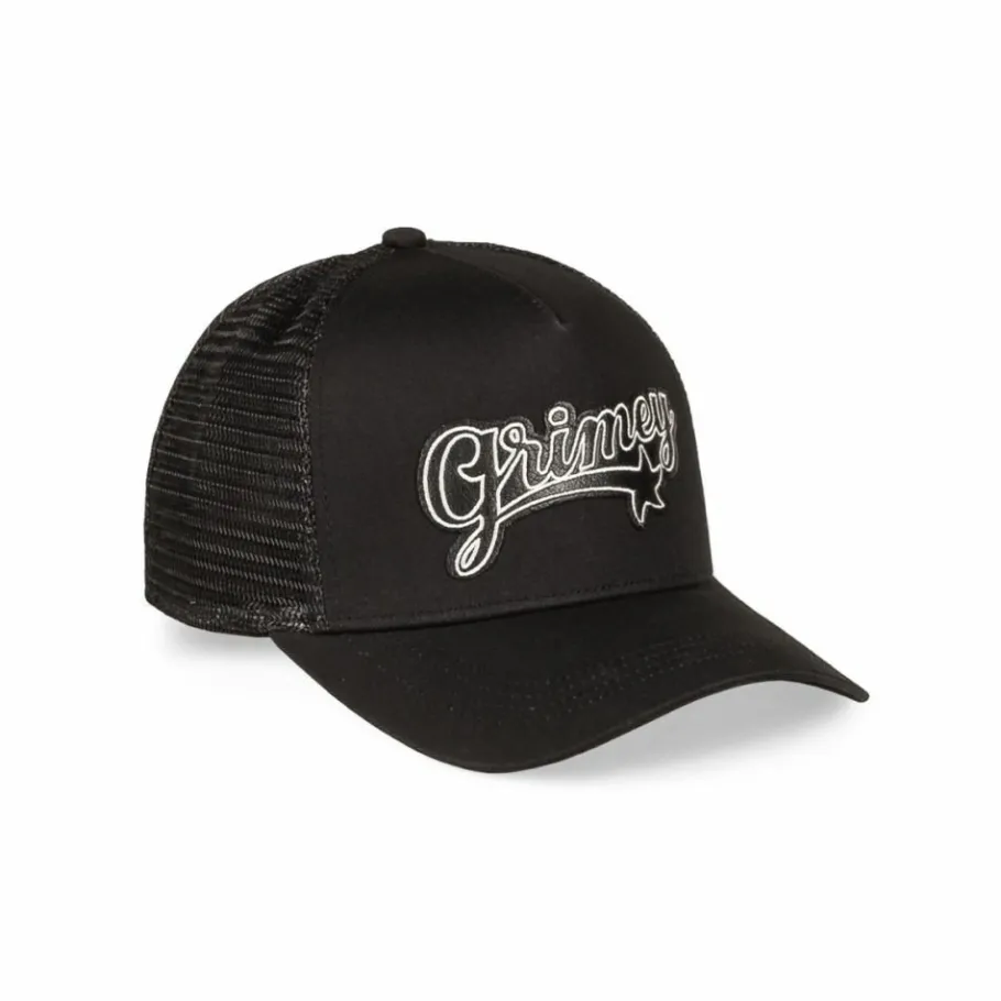 Grimey Madrid Trucker Cap - Black - Fw23 Flash Sale