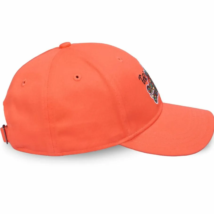 Grimey "Nine Winds" Curved Visor Cap - Coral - Spring 22 Discount