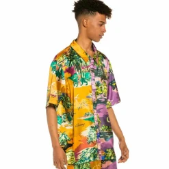 Grimey "Ocean Gateways" Button Up Tee - Multicolor - Summer 22 New