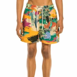 Grimey "Ocean Gateways" Swimming Shorts - Yellow - Summer 22 Clearance