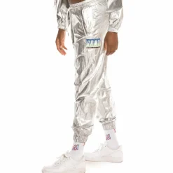 Grimey Planete Noir Girl Track Pants Fw19 Silver Store