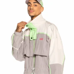 Grimey Rope A Dope Track Jacket Ss20 Grey Store