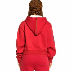 Grimey "Singgang Junction" Girl Zipper Hoodie - Red - Fall 21 Store