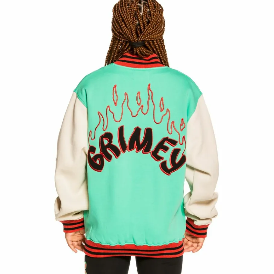 Grimey "Singgang Junction Grmy" Unisex Crewneck - Green - Fall 21 Best Sale