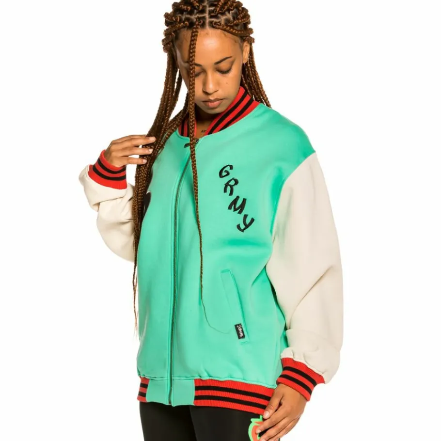 Grimey "Singgang Junction Grmy" Unisex Crewneck - Green - Fall 21 Best Sale