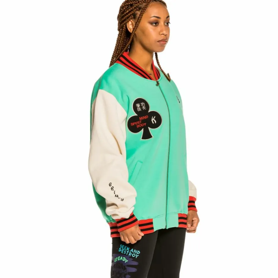 Grimey "Singgang Junction Grmy" Unisex Crewneck - Green - Fall 21 Best Sale