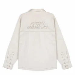 Grimey "Snow Fox" Canvas Long Sleeve Shirt - White - Winter 22 Best