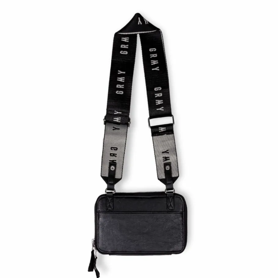 Grimey "Snow Fox" Pu Leather Handbag - Winter 22 - Black Store
