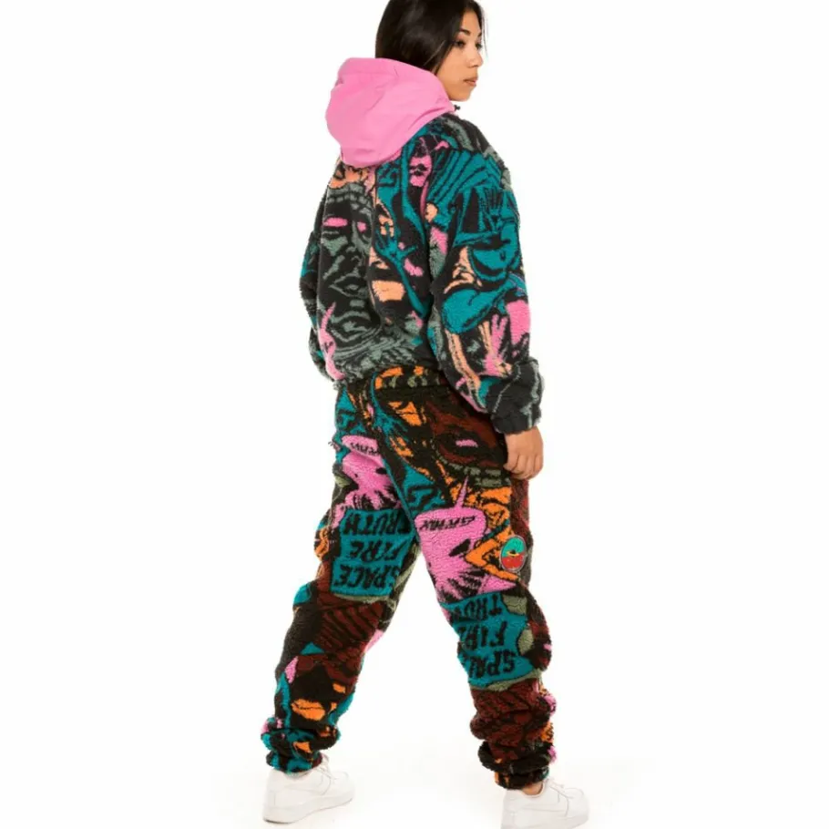 Grimey "Space Lady" Sherpa Jacket - Blue - Winter 21 Flash Sale