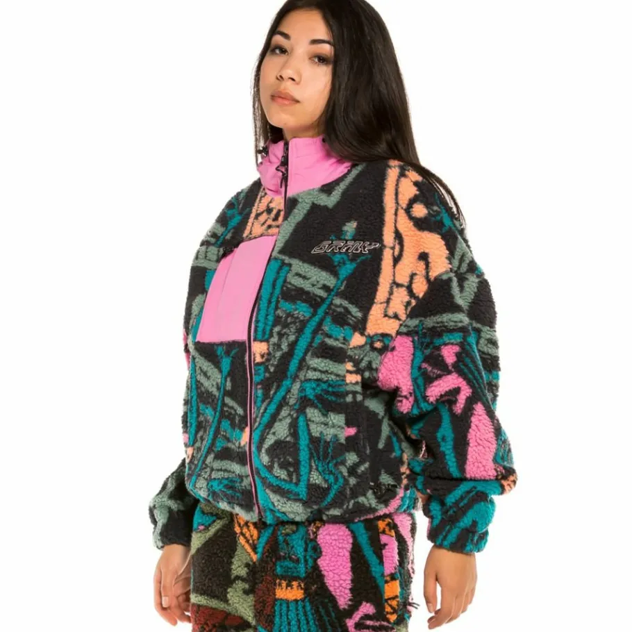 Grimey "Space Lady" Sherpa Jacket - Blue - Winter 21 Flash Sale
