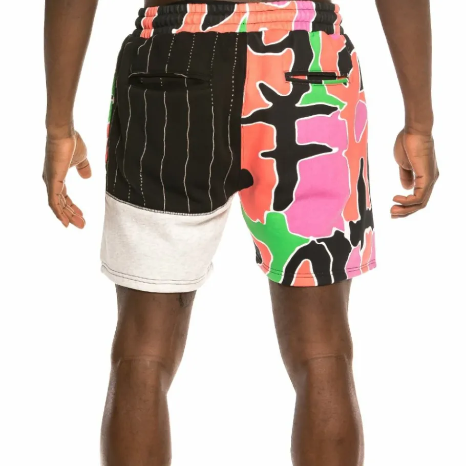 Grimey "Strange Fruit All Over Print" Sweatshorts Black - Spring 21 Sale