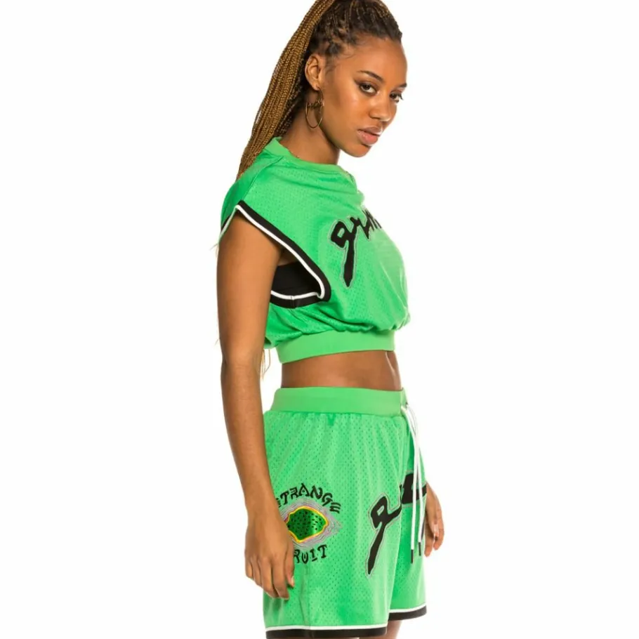 Grimey Strange Fruit Mesh Top Green - Spring 21 Best Sale