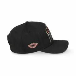 Grimey Supastar Curved Visor Snapback Cap - Black - Ss24 Fashion