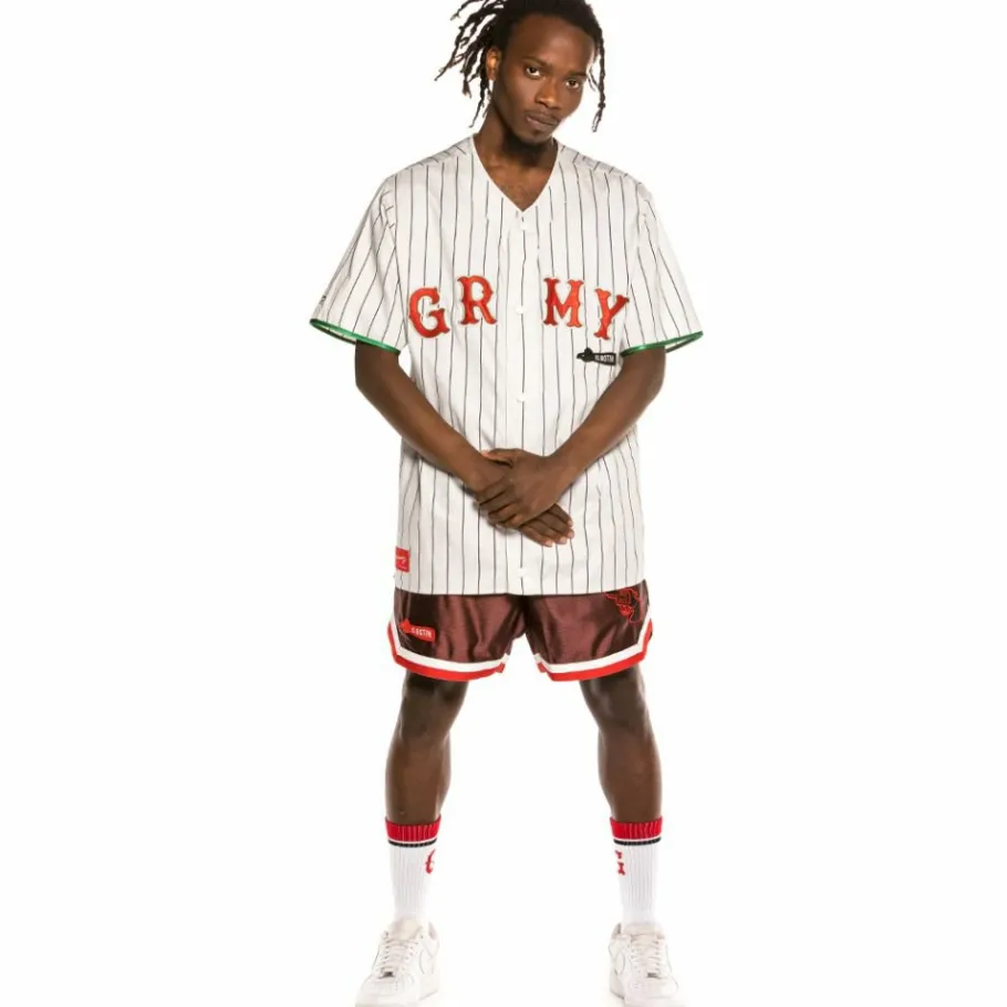 Grimey "The Loot - El Botin" Baseball Jersey White - Spring 21 Best Sale