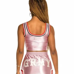 Grimey "The Loot" Girl Top Pink - Spring 21 Sale
