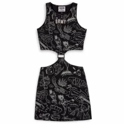 Grimey The Toughest Girl Dress - Black - Spring 23 Hot