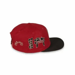 Grimey Tusker Temple Bicolor Snapback Cap - Red - Fw23 Cheap
