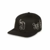 Grimey Tusker Temple Snapback Cap - Black - Fw23 Hot