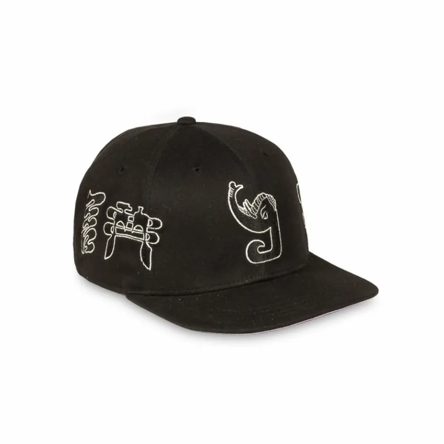 Grimey Tusker Temple Snapback Cap - Black - Fw23 Hot
