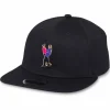 Grimey Ubiquity Metal Badge Pin Snapback Cap Fw20 Black Outlet