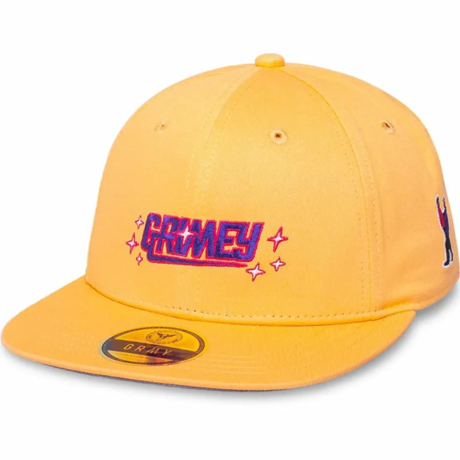 Grimey Ubiquity Snapback Cap Fw20 Yellow Fashion