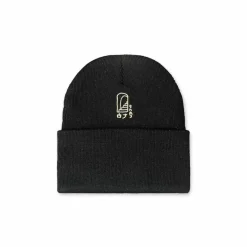 Grimey Vita Deorum (Grmy X Oj) Beanie - Black - Fw23 Fashion