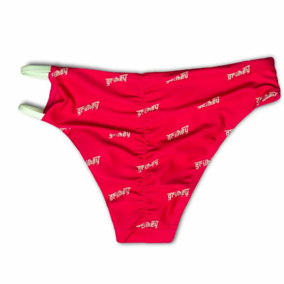 Grimey Yanga Bikini Bottom Ss20 Red Hot