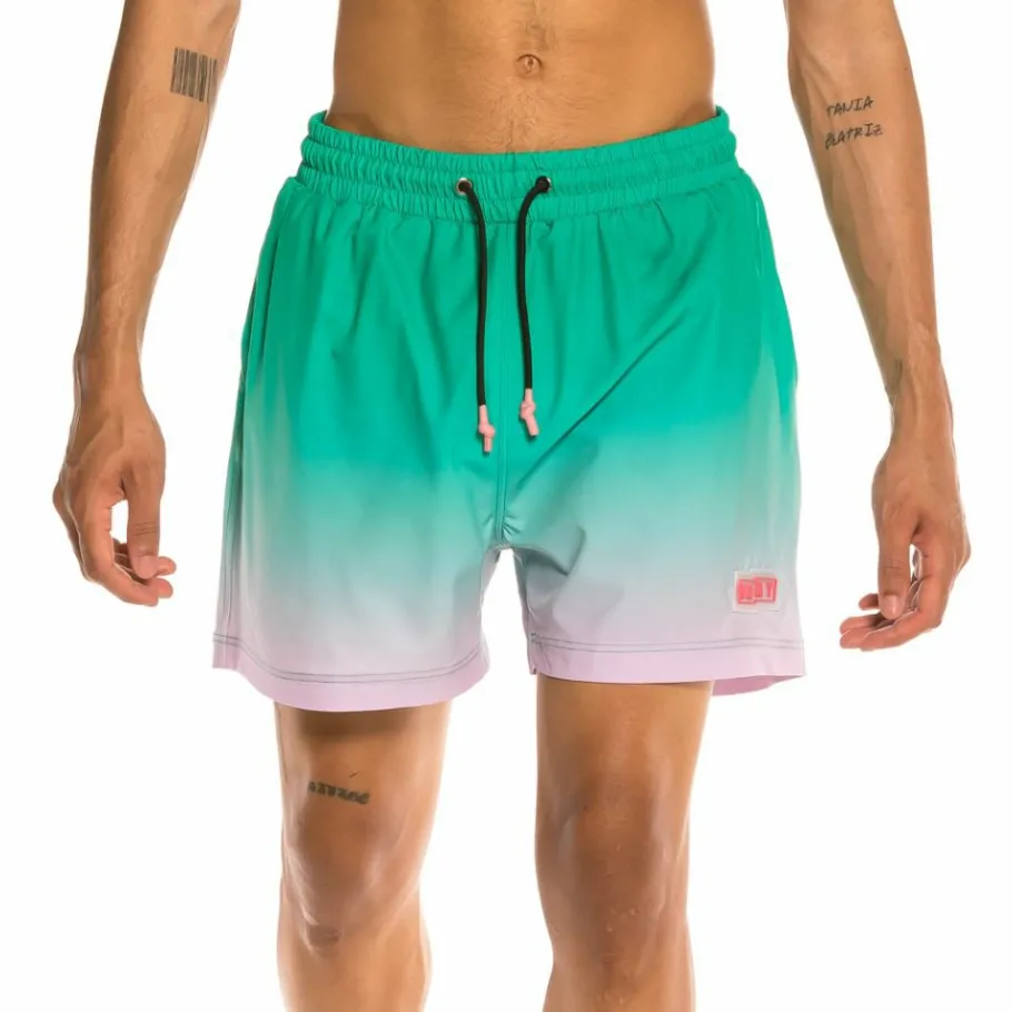 Grimey Yanga Swimming Shorts Gradient Ss20 Green Best Sale
