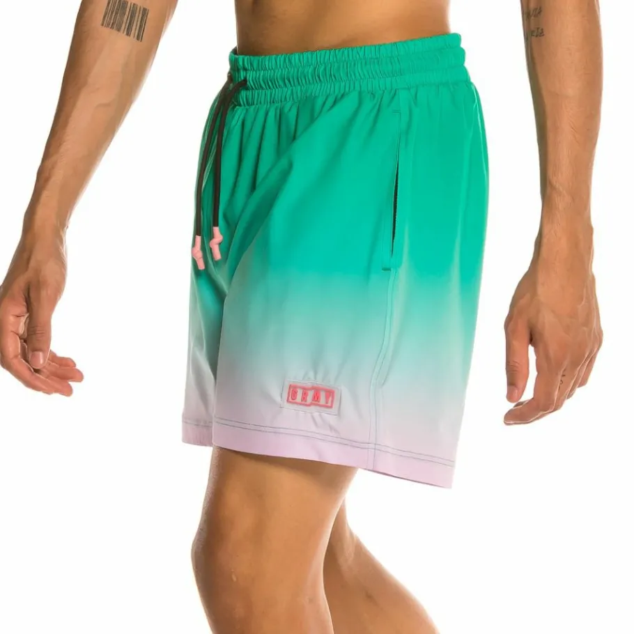 Grimey Yanga Swimming Shorts Gradient Ss20 Green Best Sale