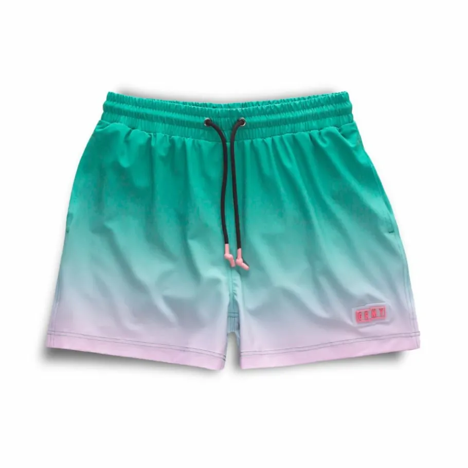 Grimey Yanga Swimming Shorts Gradient Ss20 Green Best Sale