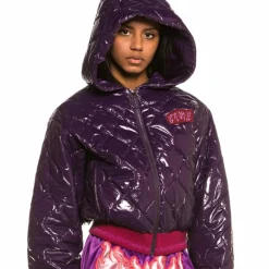 Grimey Yoga Fire Bomber Jacket Fw20 Purple Best