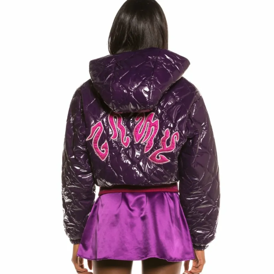 Grimey Yoga Fire Bomber Jacket Fw20 Purple Best