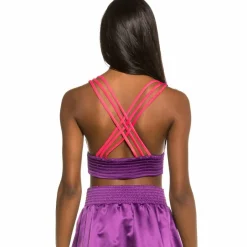 Grimey Yoga Fire Girl Top Fw20 Purple New