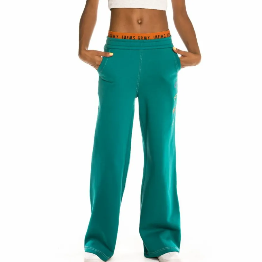 Grimey Pack Crop Top + Track Pants Nite Marauder Fw20 Green/Grey Best Sale