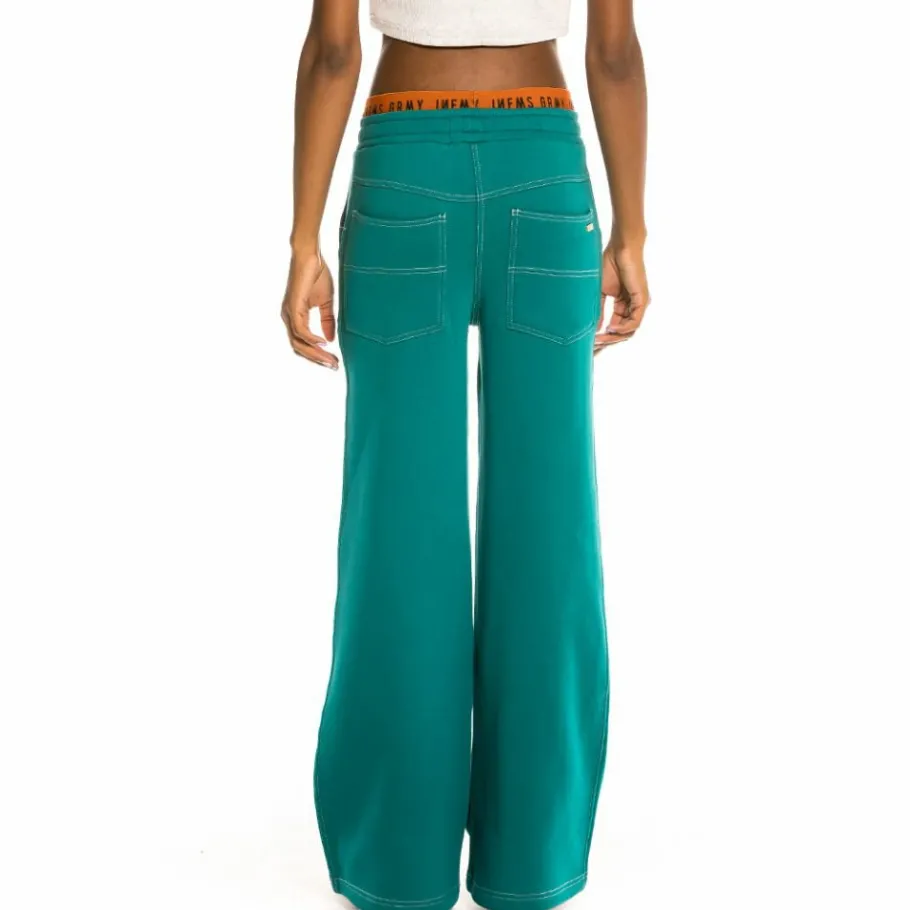 Grimey Pack Crop Top + Track Pants Nite Marauder Fw20 Green/Mustard Best Sale