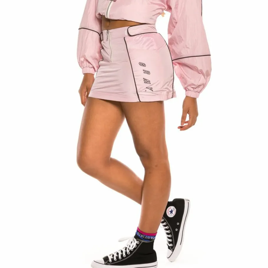 Grimey Pack Jacket + Falda Urmah Dojo Girl Ss20 Pink Discount
